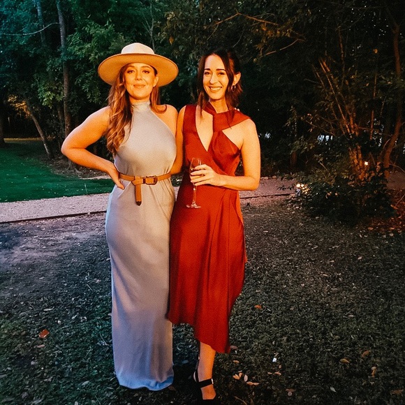 Keepsake the label transcend wine red midi dress - Picture 6 of 6